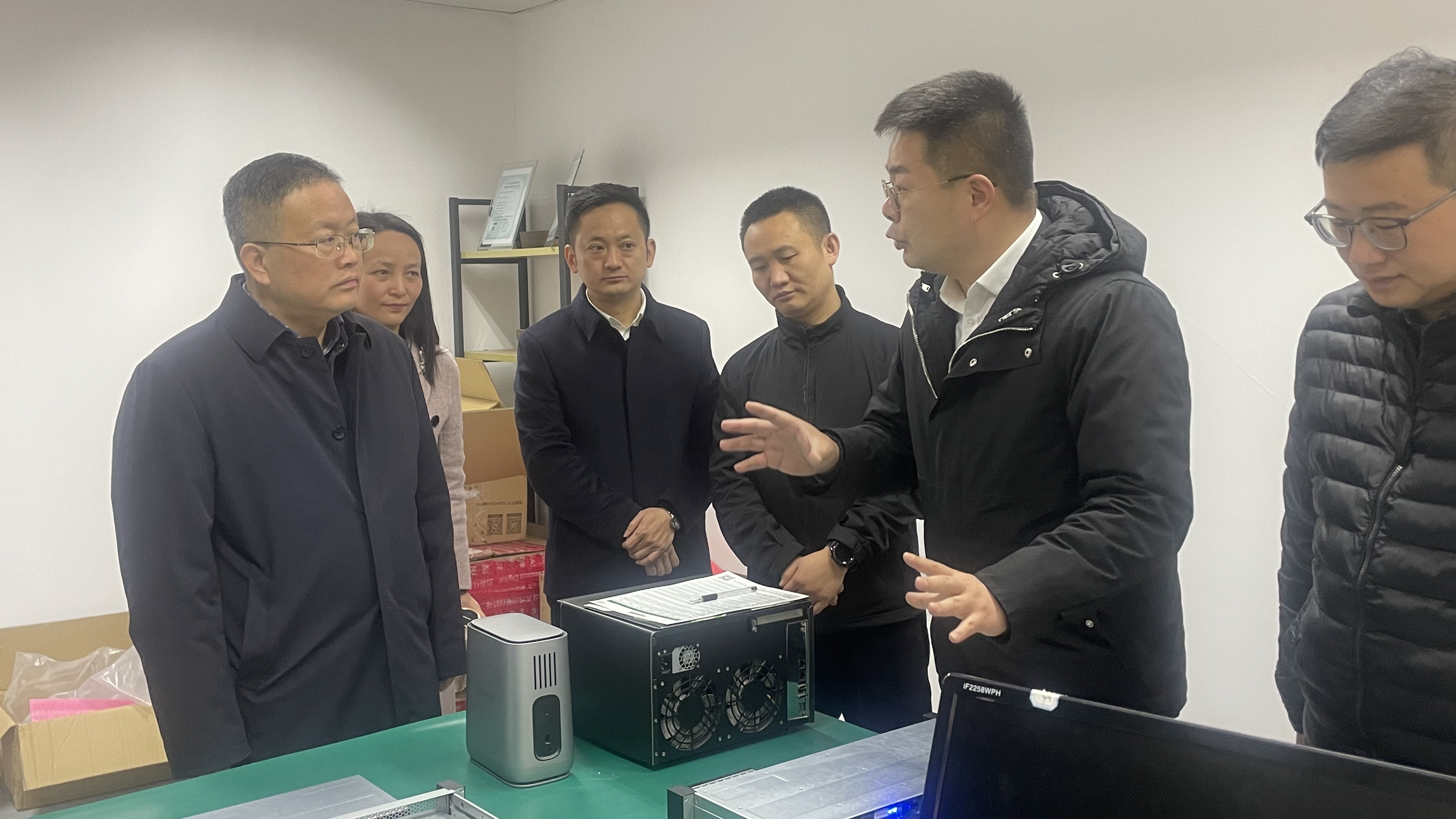 抚州市政府考察百代（上海）数据技术有限公司